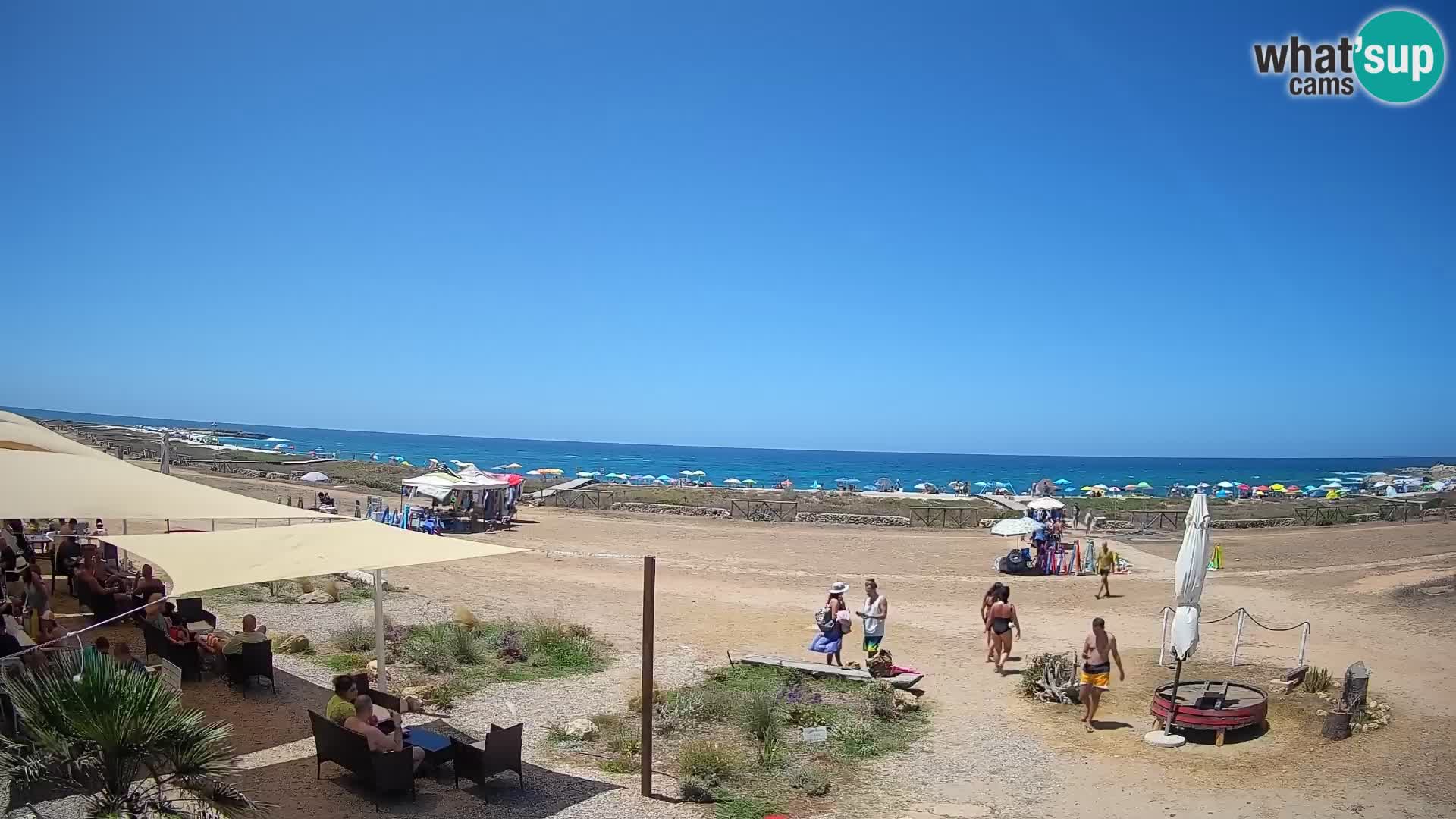 Webcam Is Arutas spiaggia | Oristano – Sardegna
