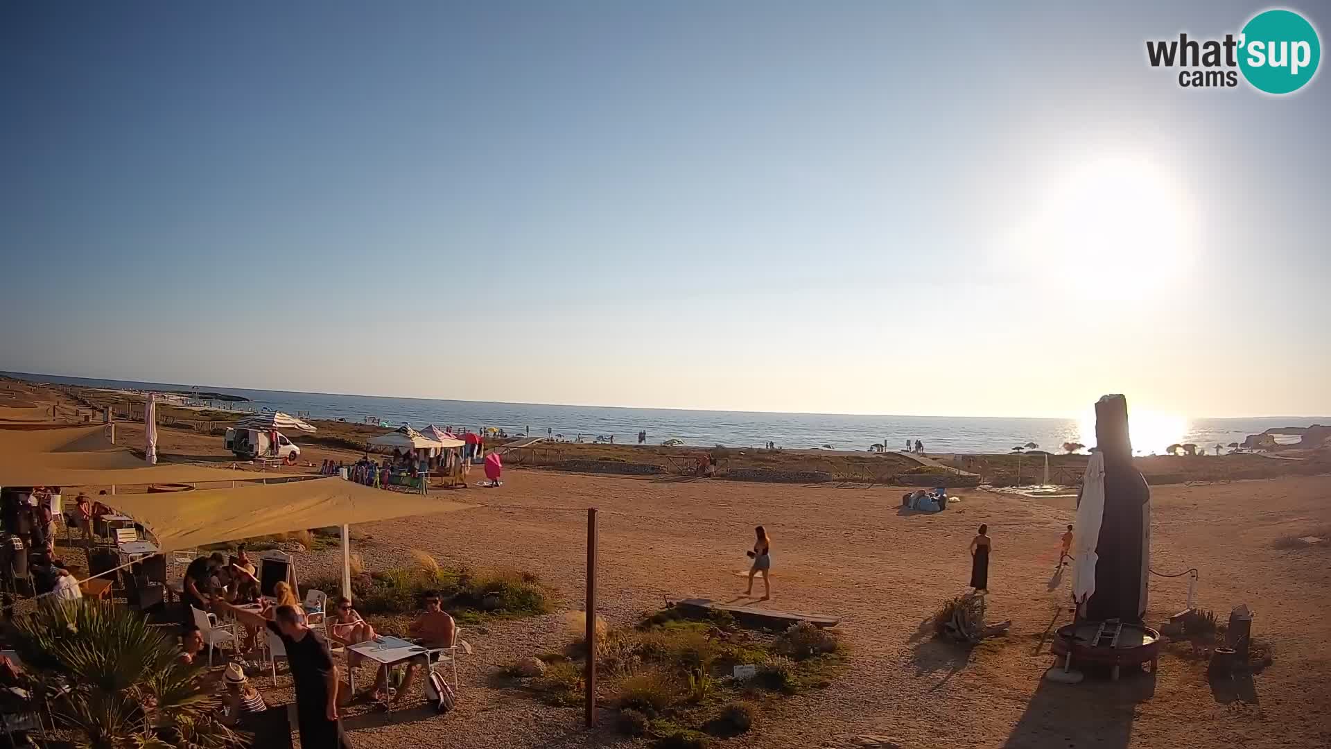 Web kamera Is Arutas plaža | Oristano – Sardinija
