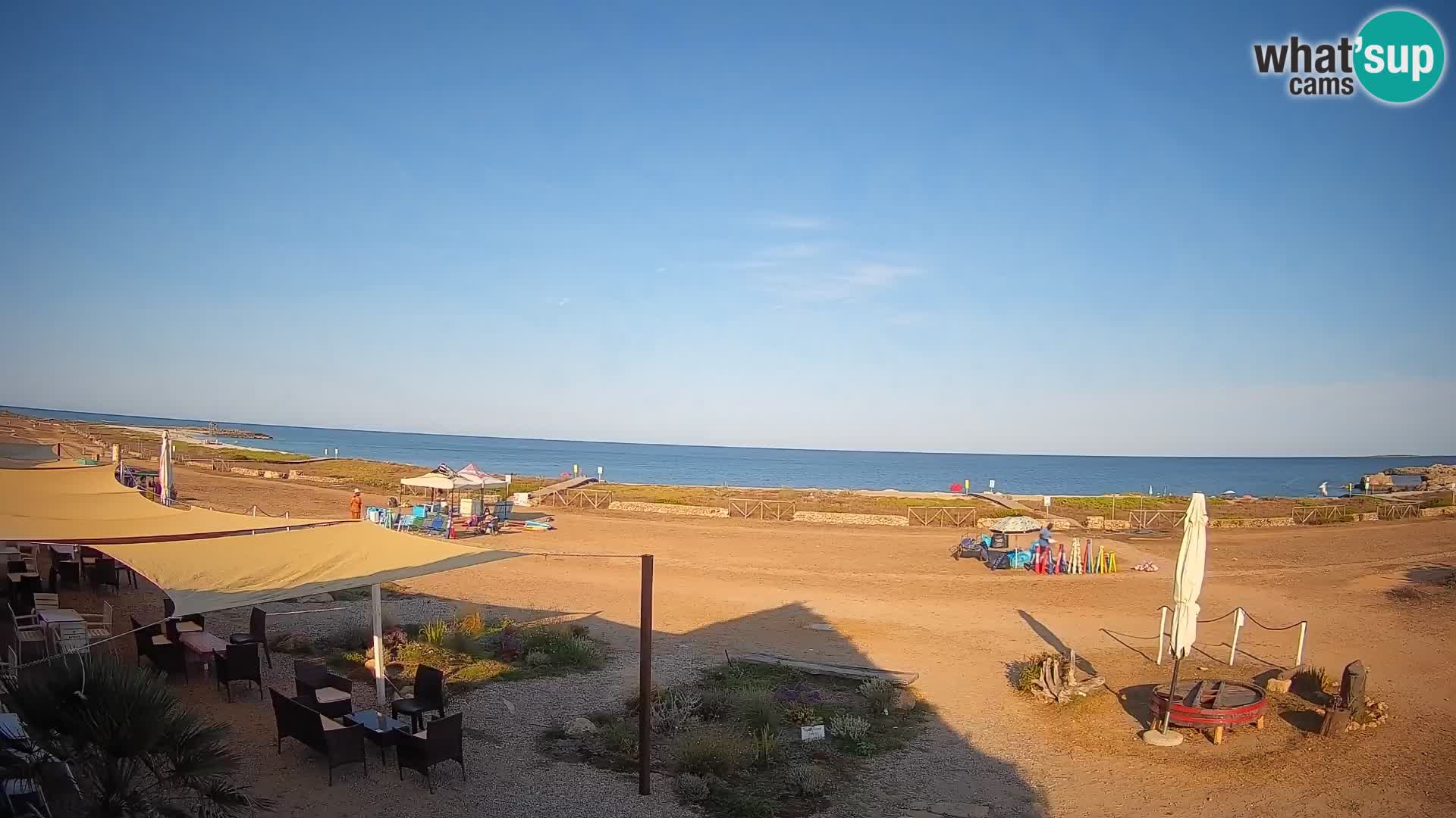 Strand Is Arutas webcam | Oristano – Sardinien