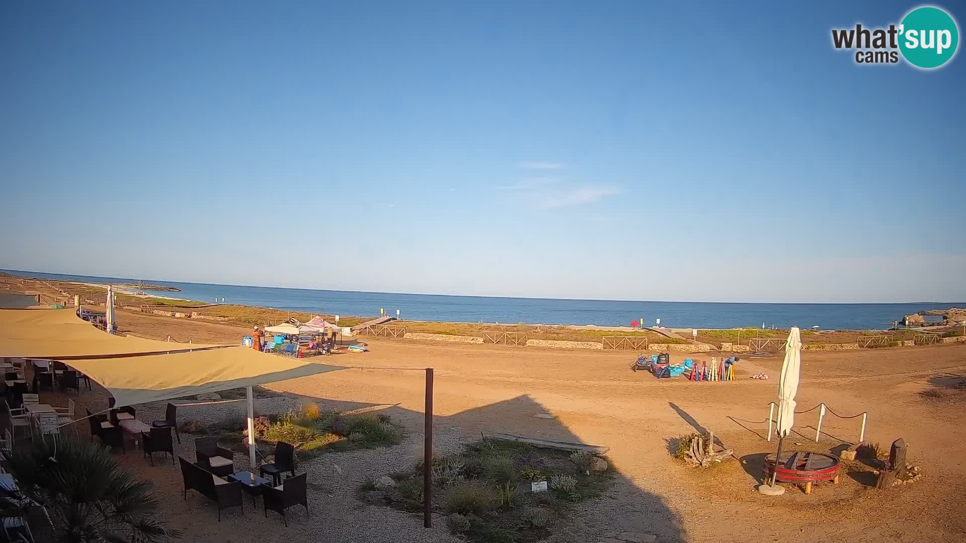 Strand Is Arutas webcam | Oristano – Sardinien