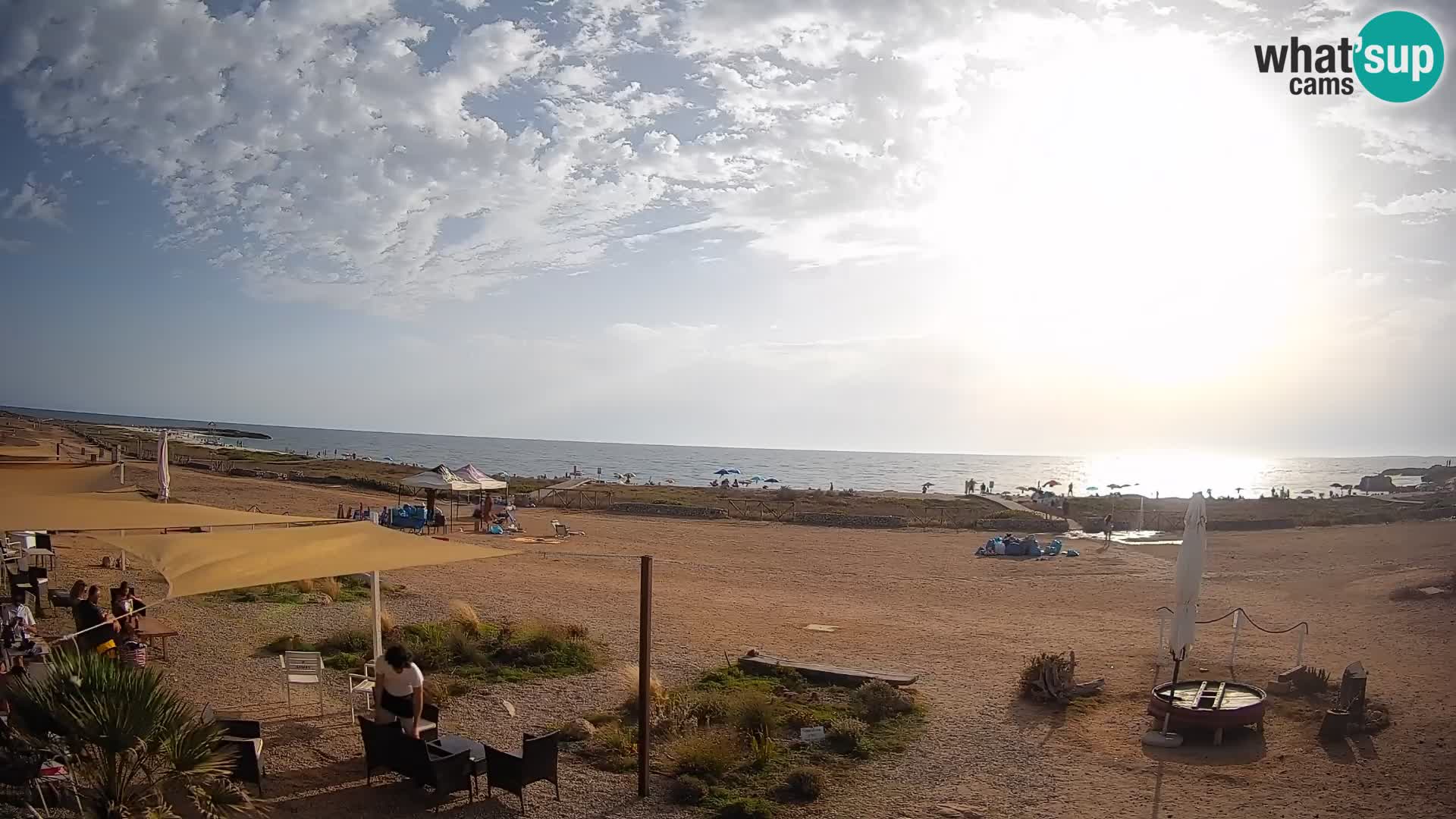 Is Arutas webcam beach | Oristano – Sardinia