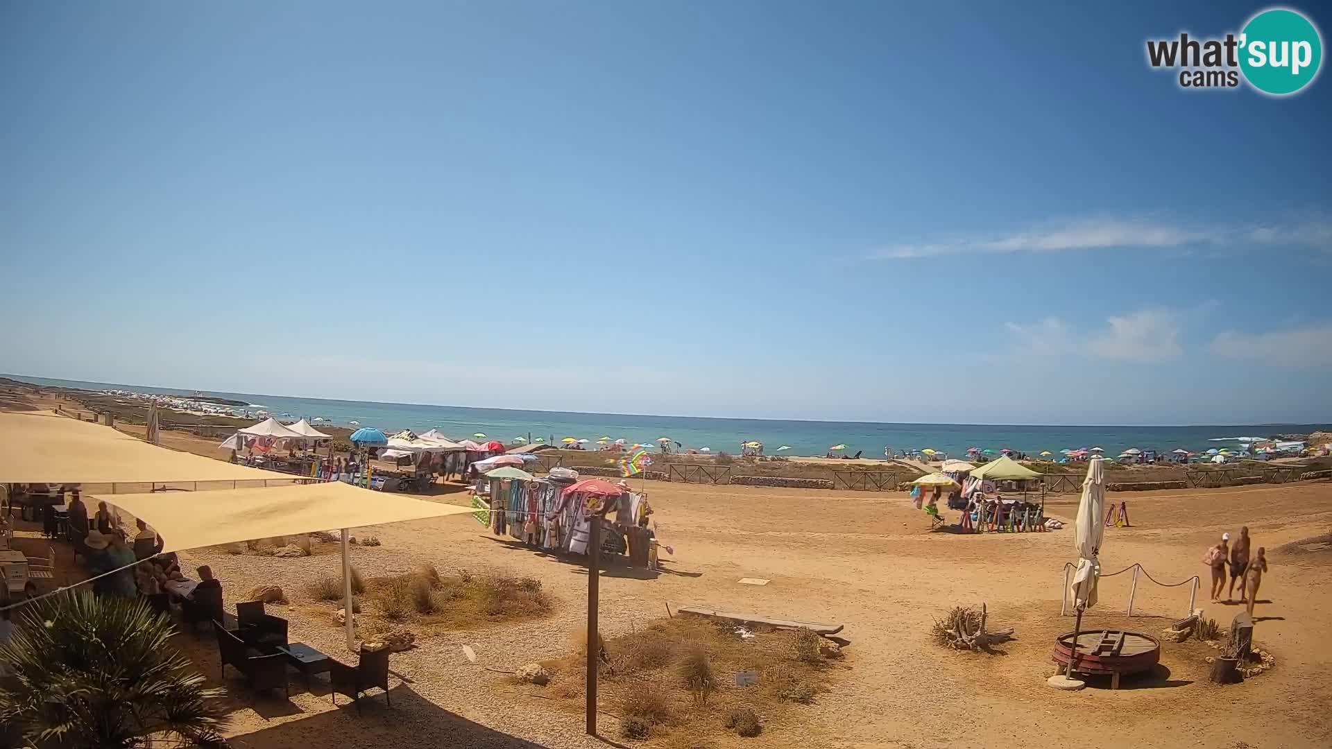 Web kamera Is Arutas plaža | Oristano – Sardinija