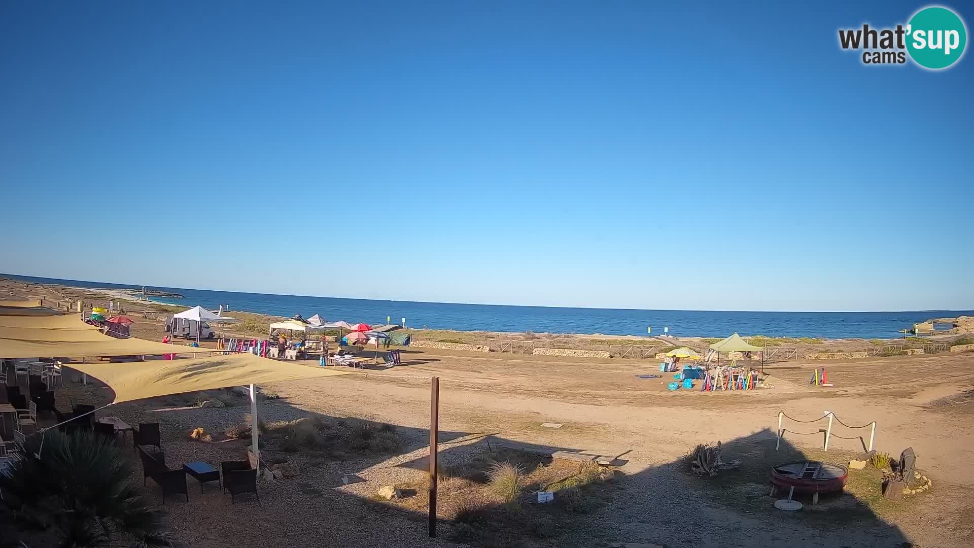 Web kamera Is Arutas plaža | Oristano – Sardinija
