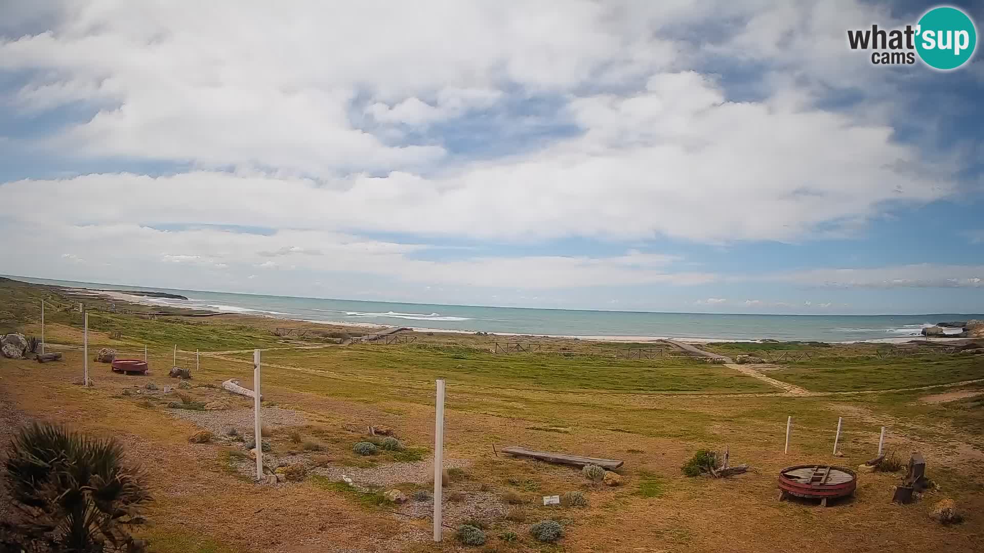 Web kamera Is Arutas plaža | Oristano – Sardinija