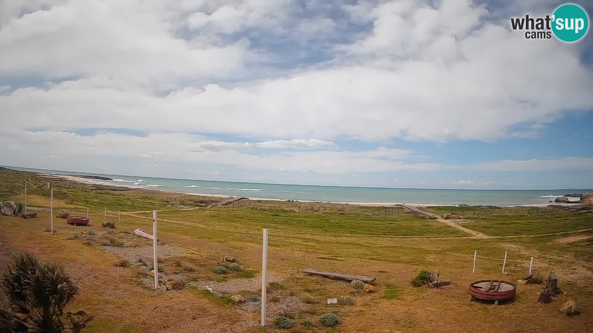 Strand Is Arutas webcam | Oristano – Sardinien