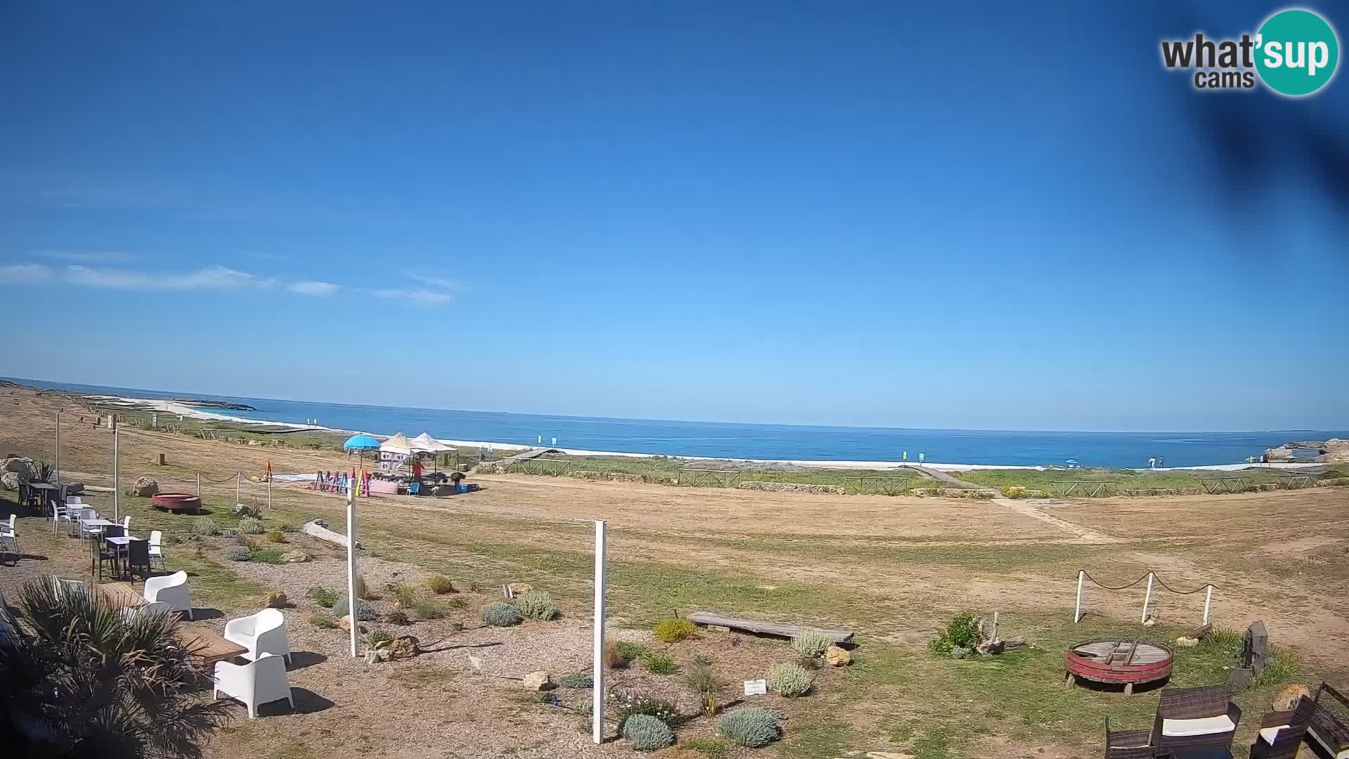 Strand Is Arutas webcam | Oristano – Sardinien