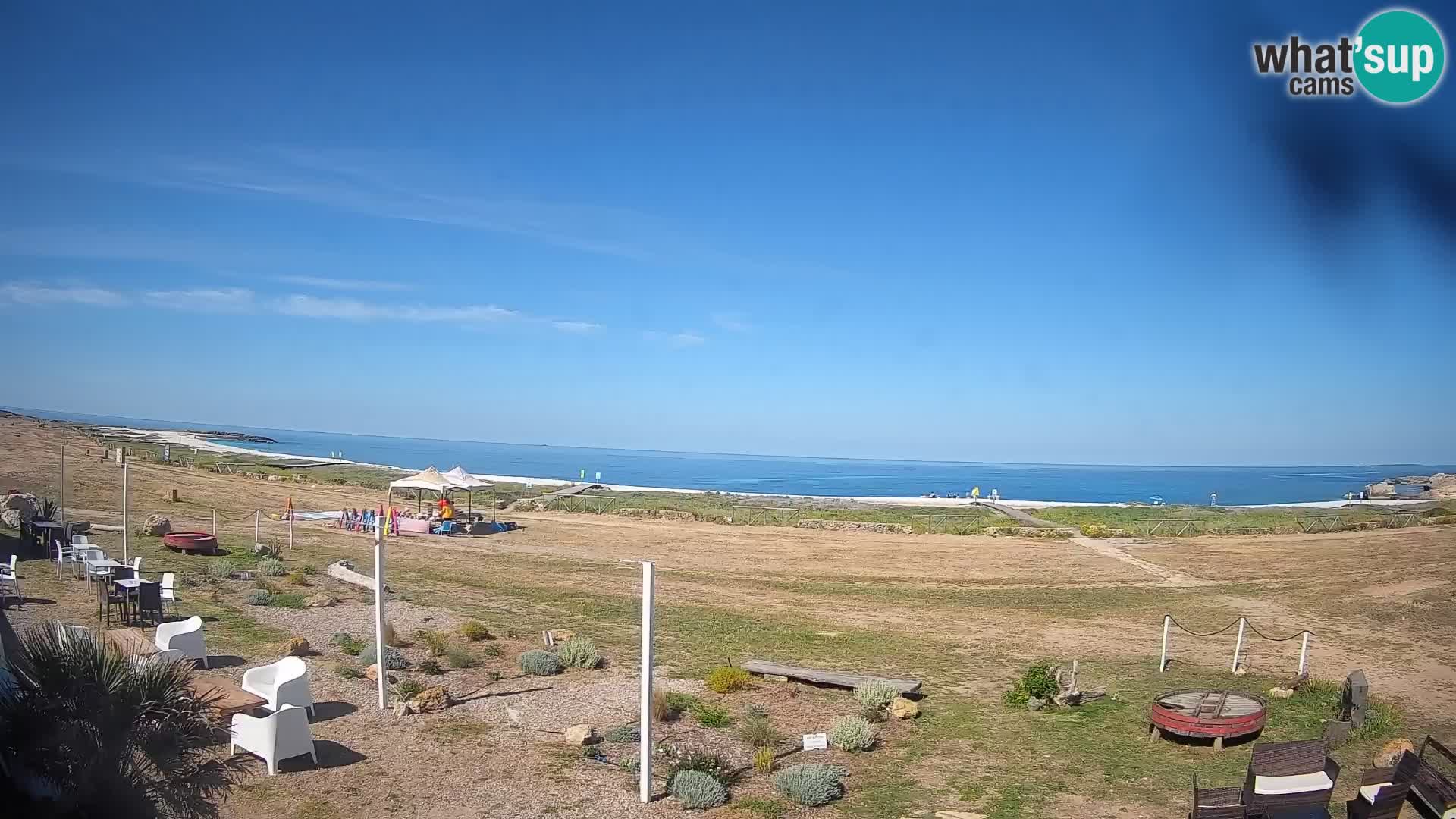 Web kamera Is Arutas plaža | Oristano – Sardinija