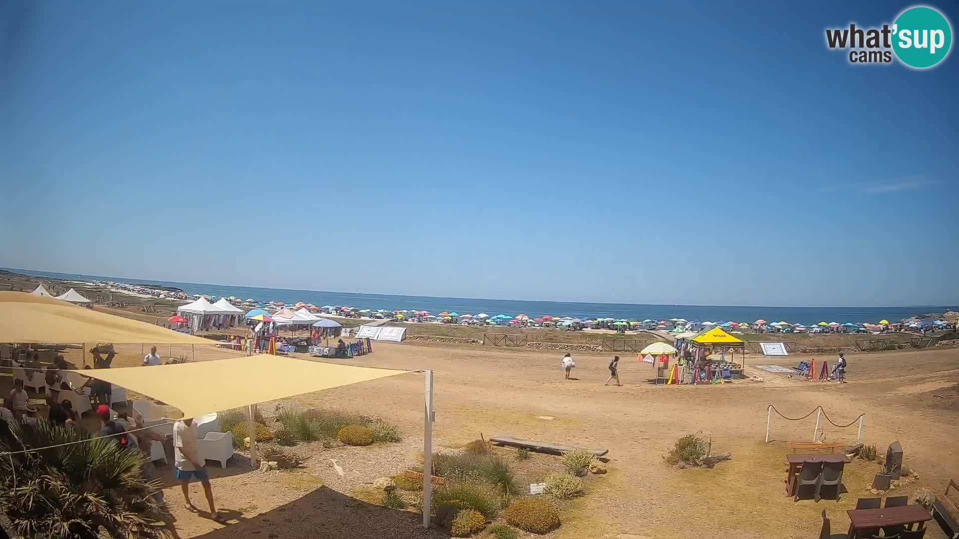Is Arutas webcam beach | Oristano – Sardinia