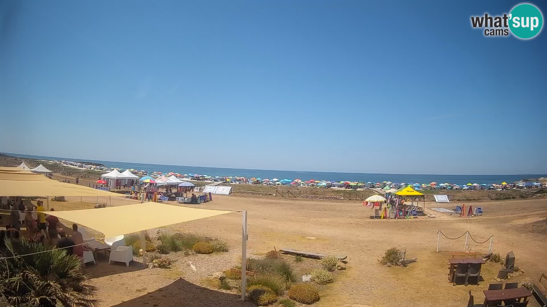 Strand Is Arutas webcam | Oristano – Sardinien