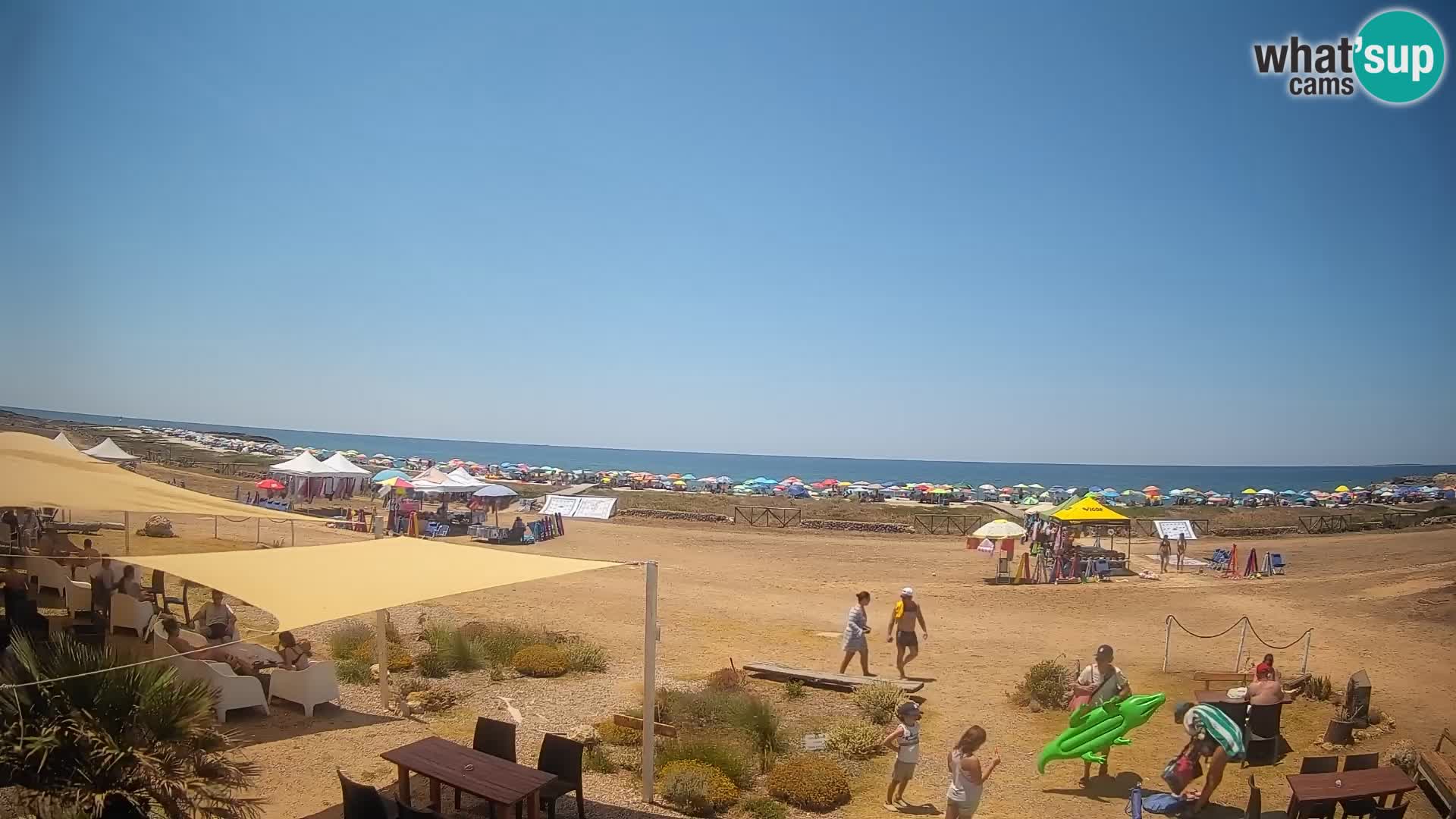 Strand Is Arutas webcam | Oristano – Sardinien