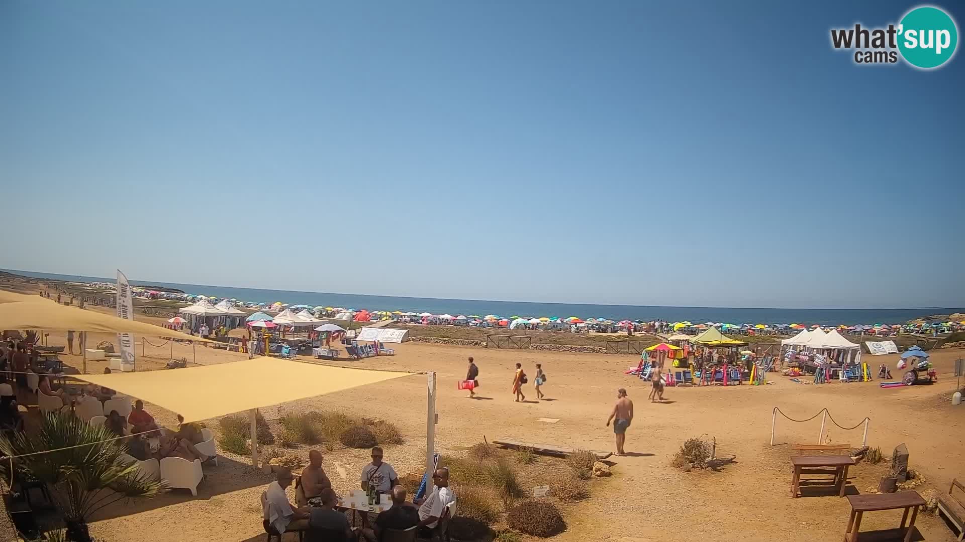 Webcam Is Arutas spiaggia | Oristano – Sardegna