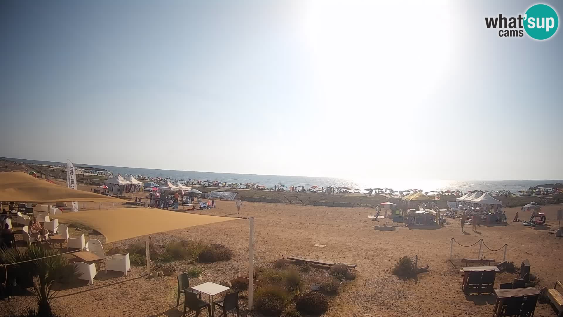 Strand Is Arutas webcam | Oristano – Sardinien