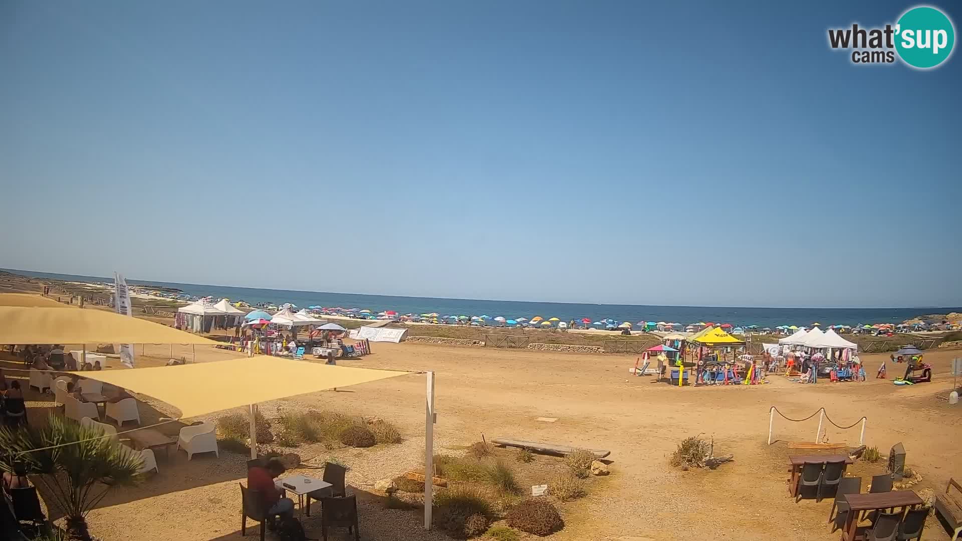 Is Arutas livecam plage | Oristano – Sardaigne