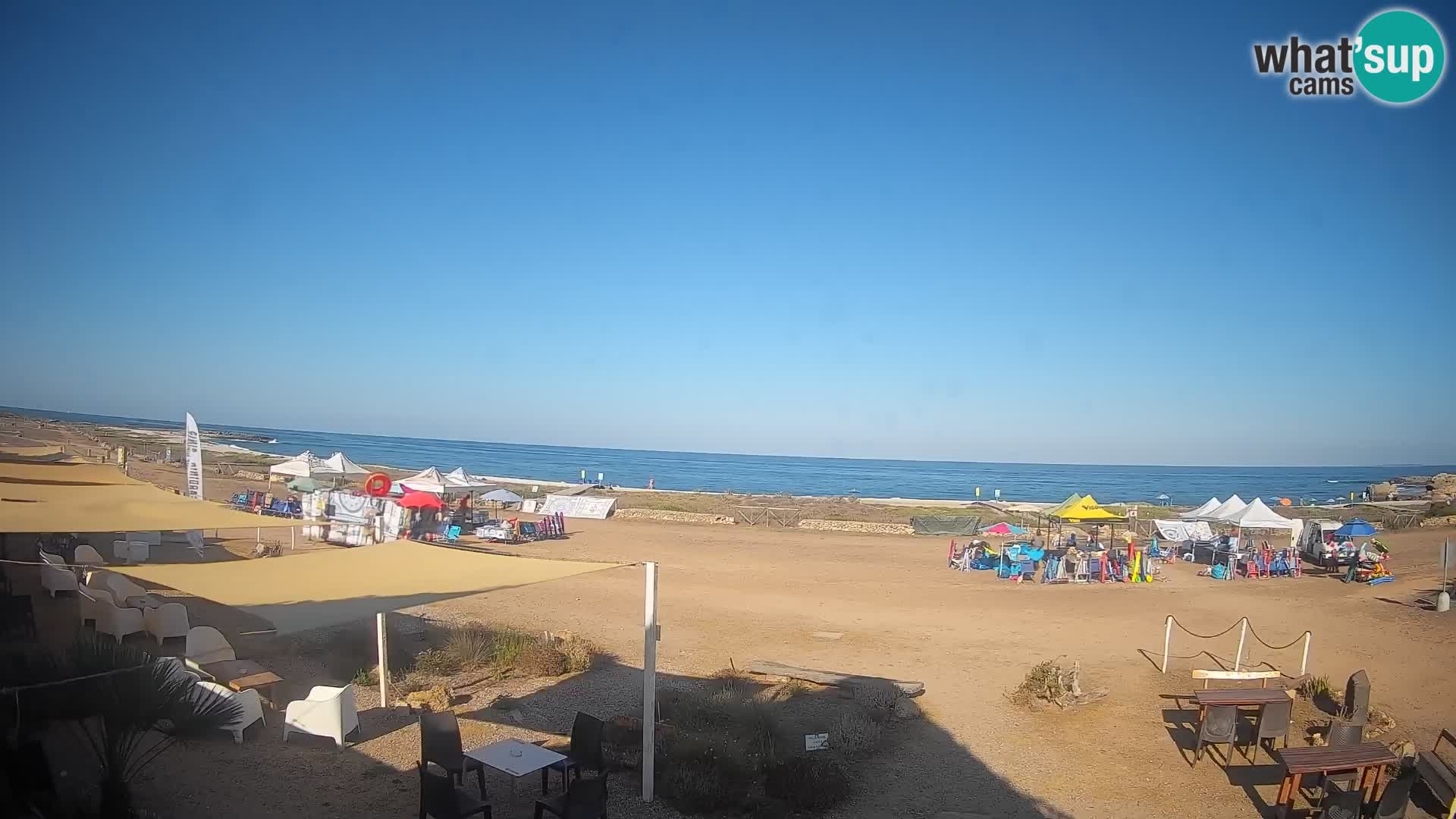 Is Arutas livecam plage | Oristano – Sardaigne