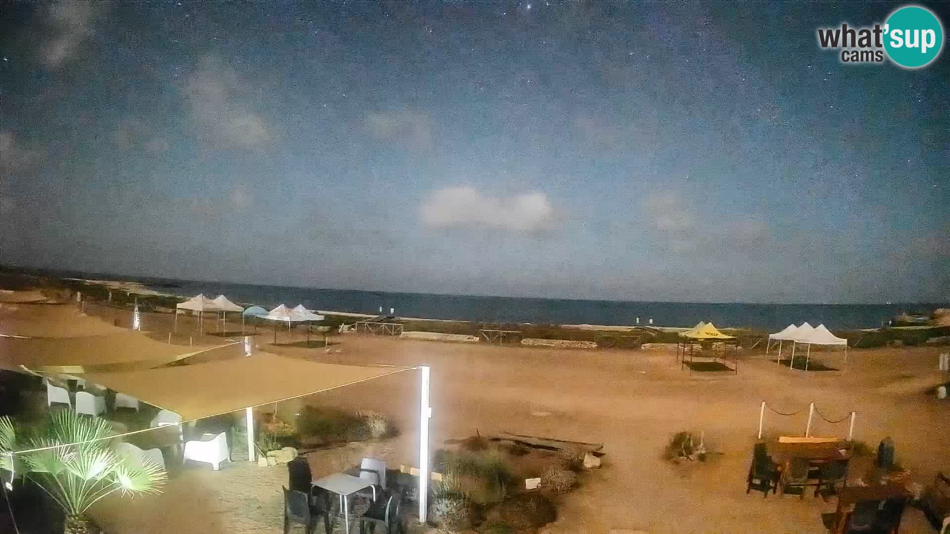 Strand Is Arutas webcam | Oristano – Sardinien
