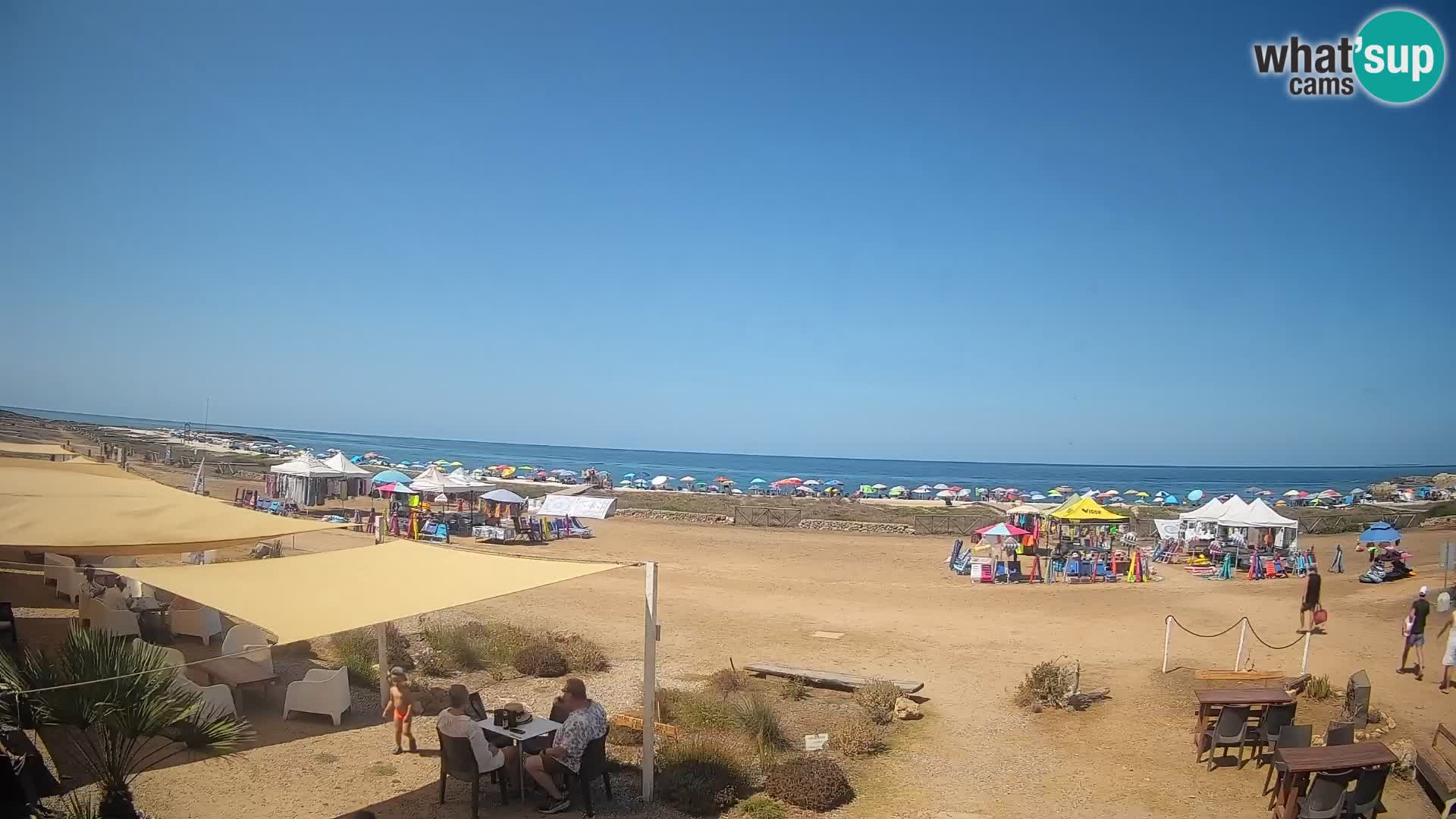 Is Arutas livecam plage | Oristano – Sardaigne