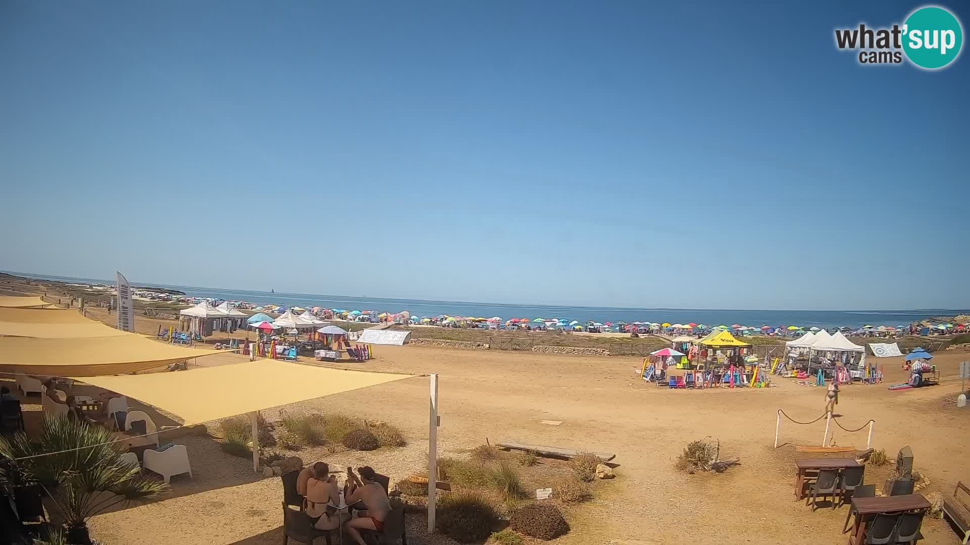 Strand Is Arutas webcam | Oristano – Sardinien