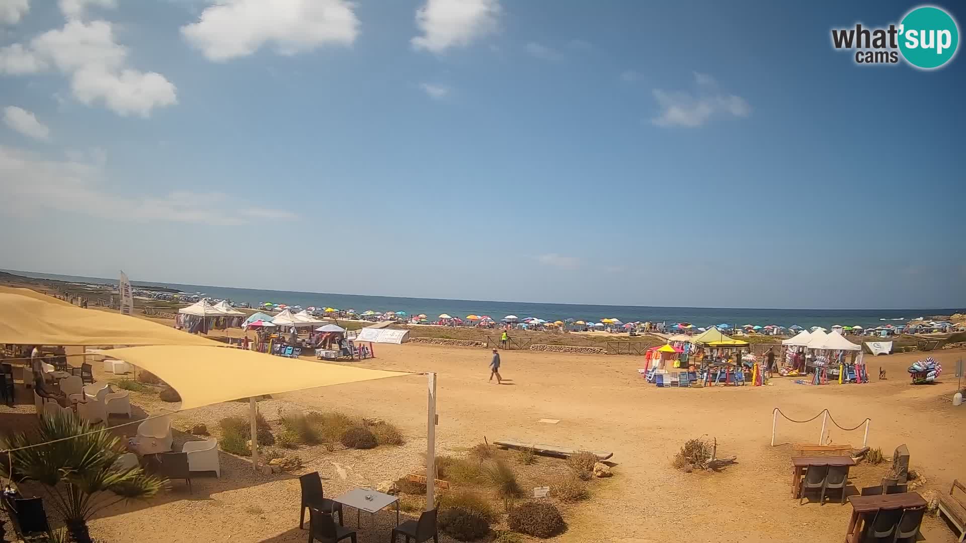 Web kamera Is Arutas plaža | Oristano – Sardinija