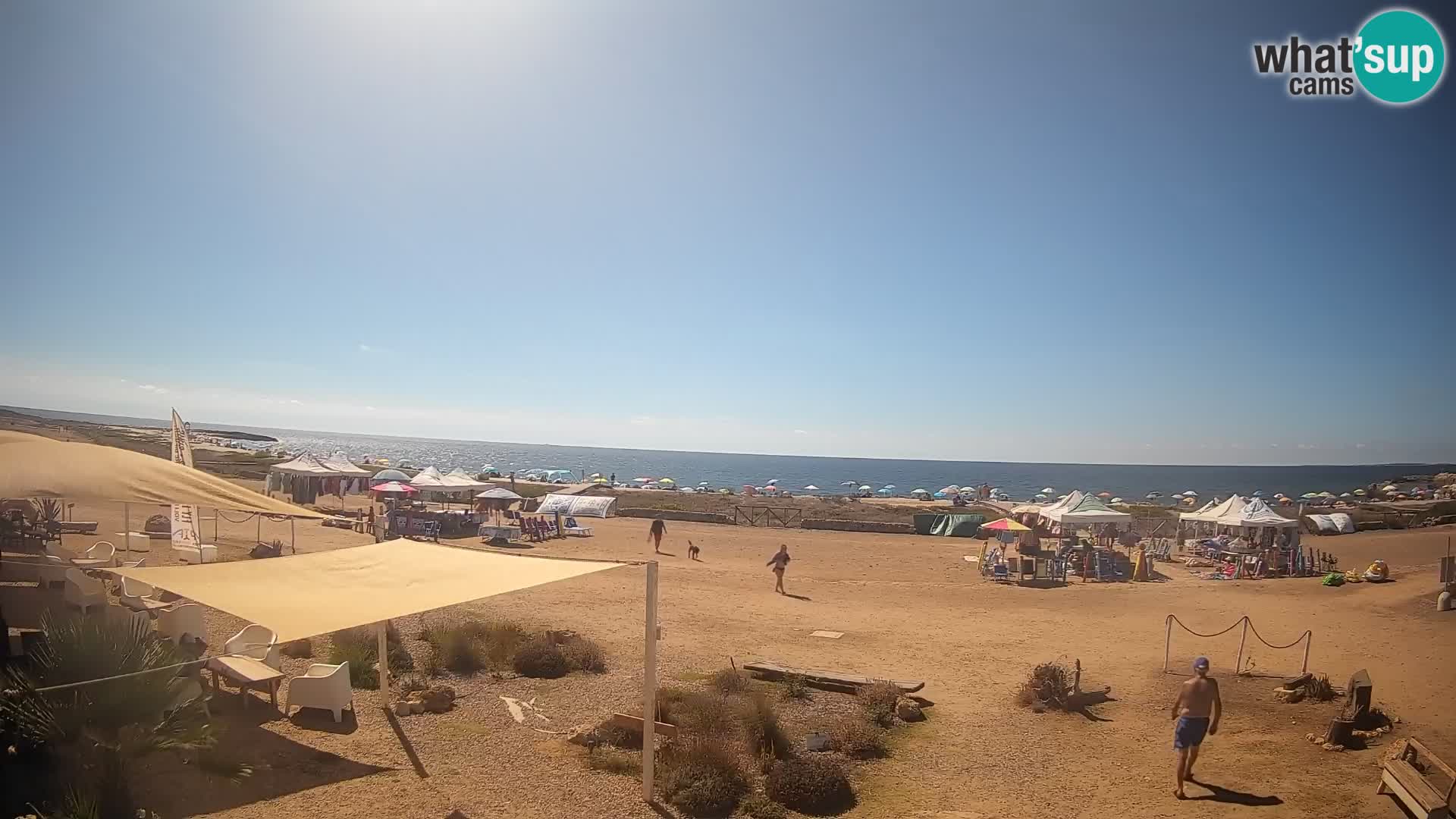 Web kamera Is Arutas plaža | Oristano – Sardinija