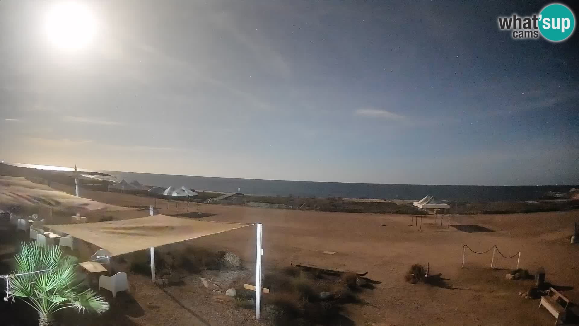 Strand Is Arutas webcam | Oristano – Sardinien