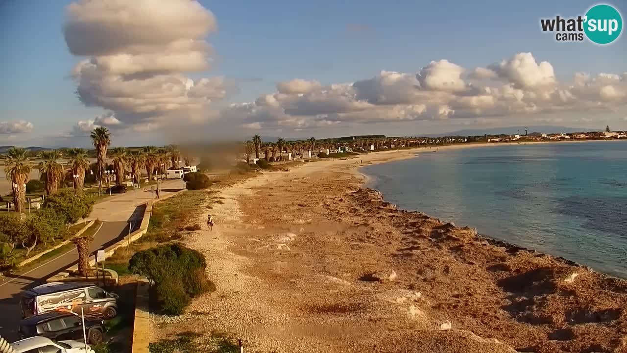 Spletna kamera Cala Saline – Plaža Putzu Idu | Sardinija