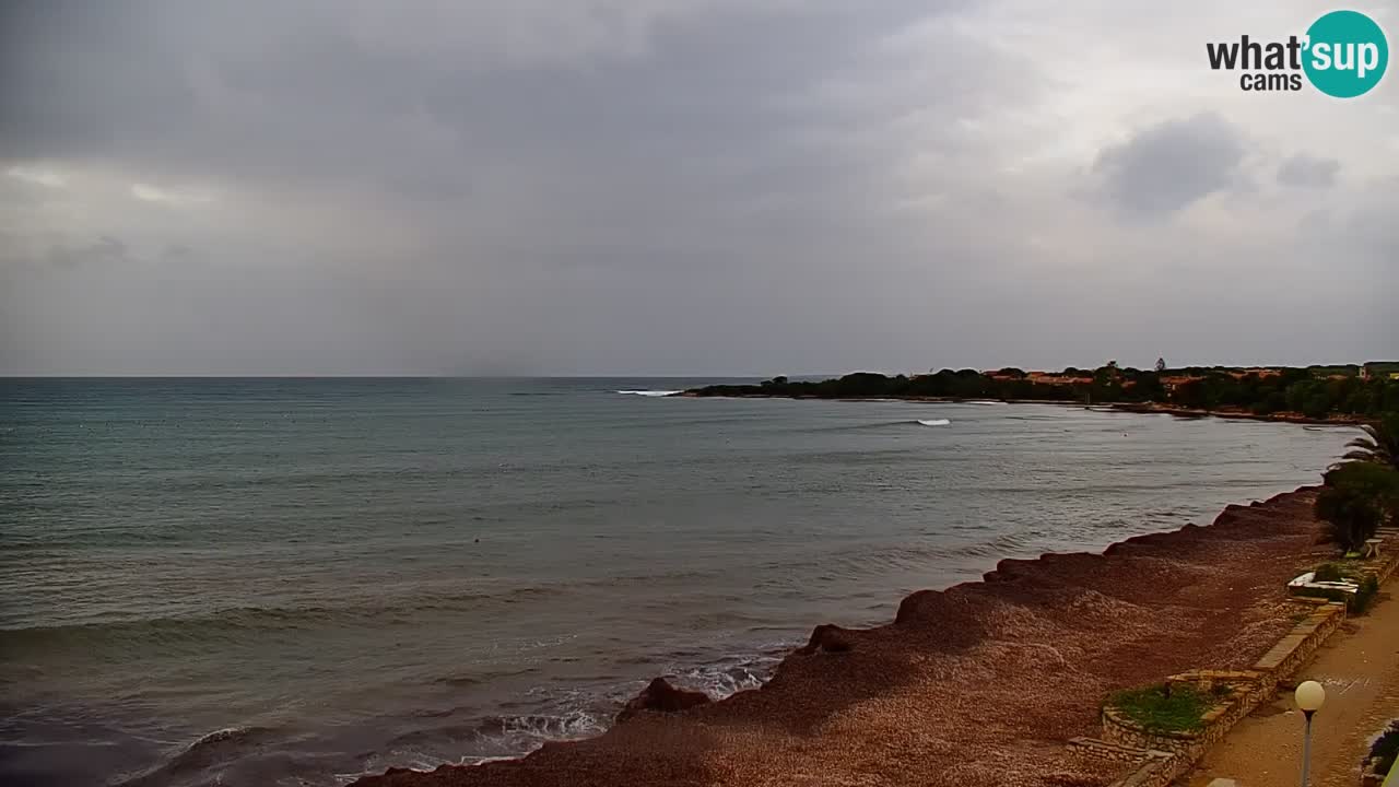 Spletna kamera Cala Saline – Plaža Putzu Idu | Sardinija