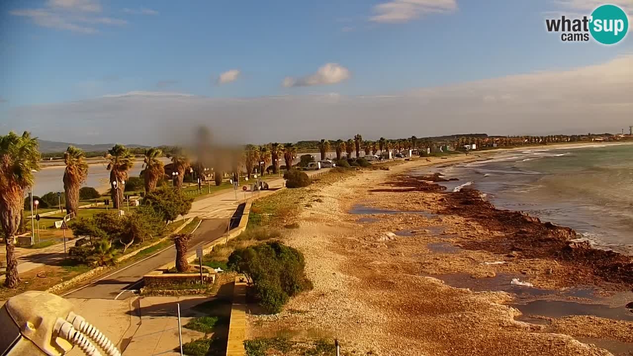 Spletna kamera Cala Saline – Plaža Putzu Idu | Sardinija