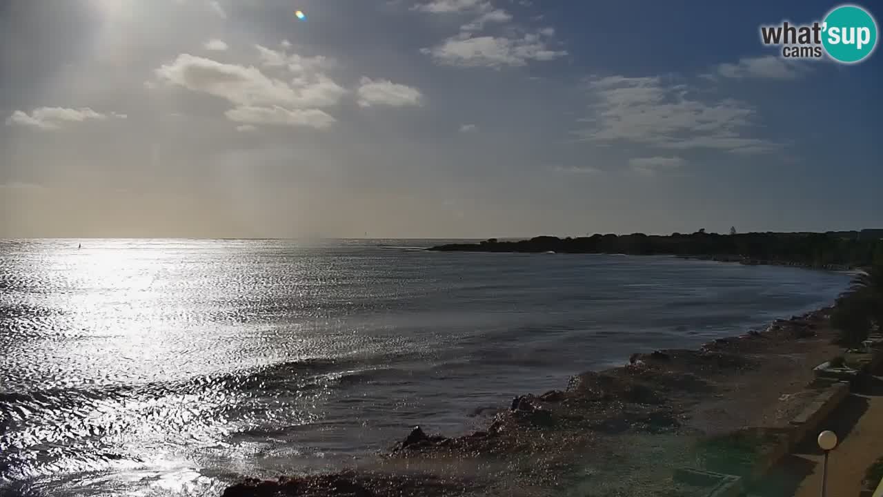 Spletna kamera Cala Saline – Plaža Putzu Idu | Sardinija