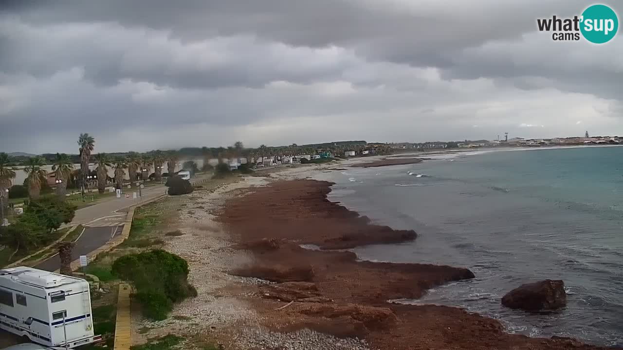 Cala Saline webcam – Strand Putzu Idu | Sardinien