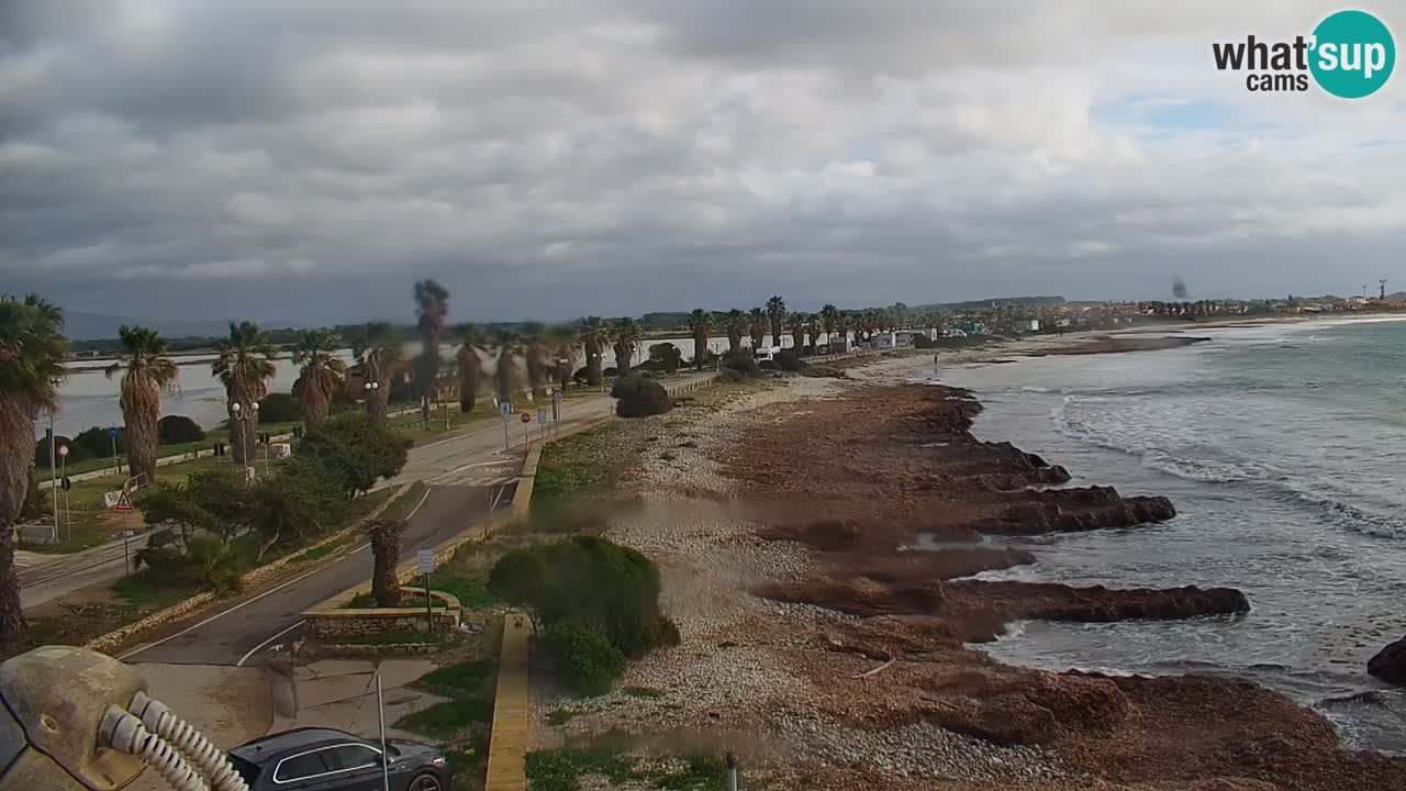 Web Kamera Cala Saline – plaža Putzu Idu | Sardinija