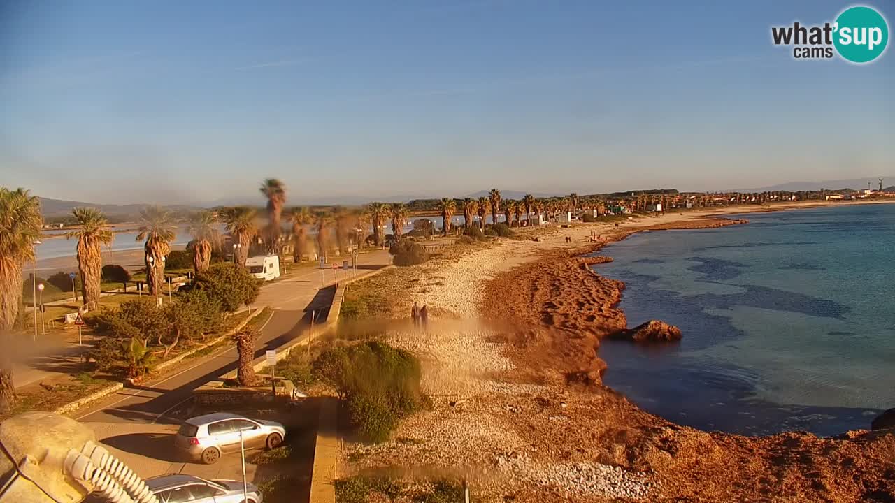 Livecam Putzu Idu – Cala Saline | Sardinia