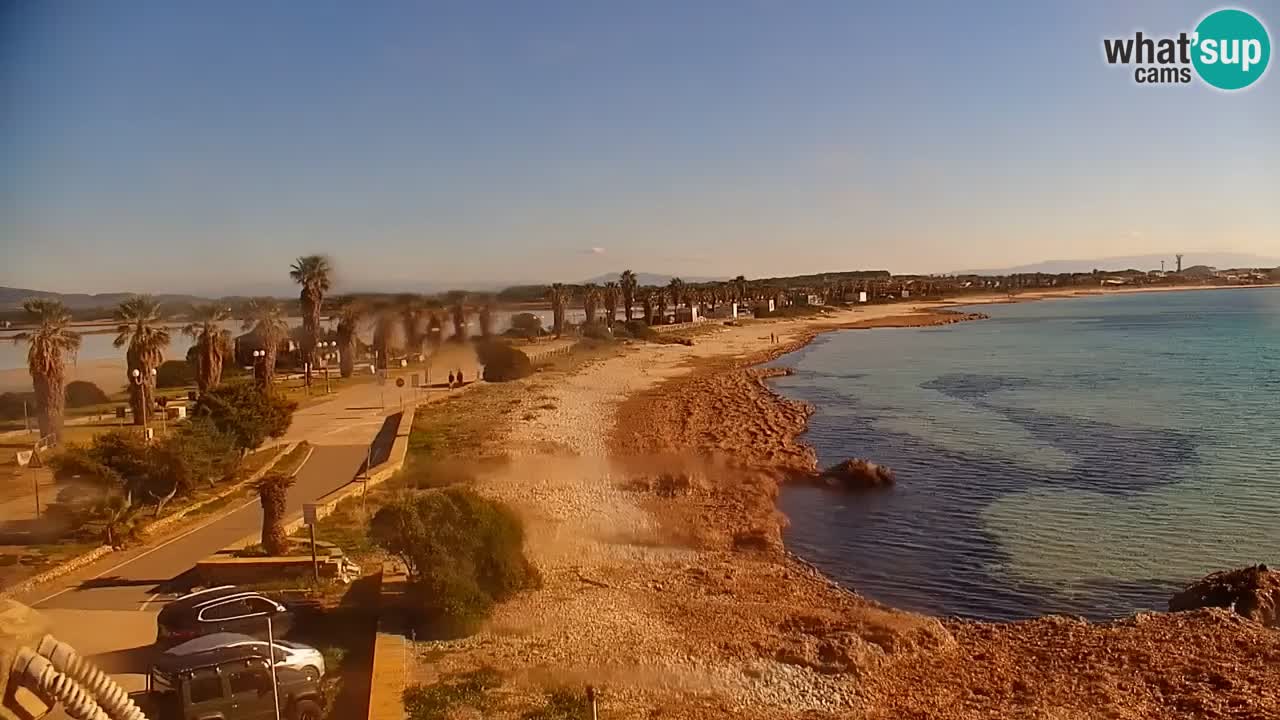 Webcam en vivo Cala Saline – Playa Putzu Idu | Cerdeña