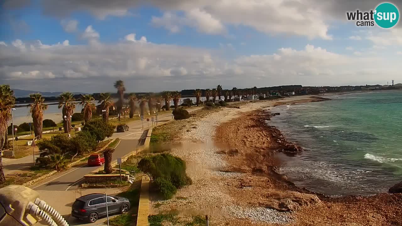 Spletna kamera Cala Saline – Plaža Putzu Idu | Sardinija