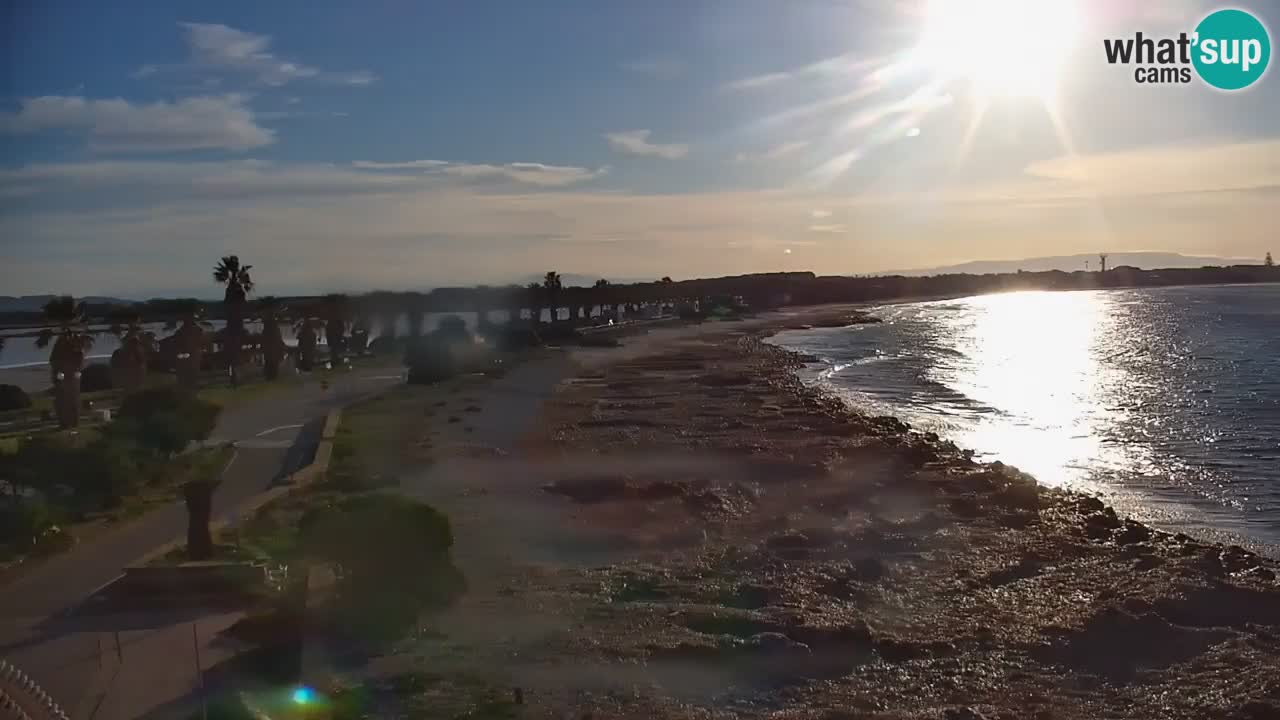 Spletna kamera Cala Saline – Plaža Putzu Idu | Sardinija