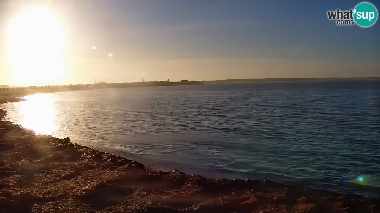 Spletna kamera Cala Saline – Plaža Putzu Idu | Sardinija