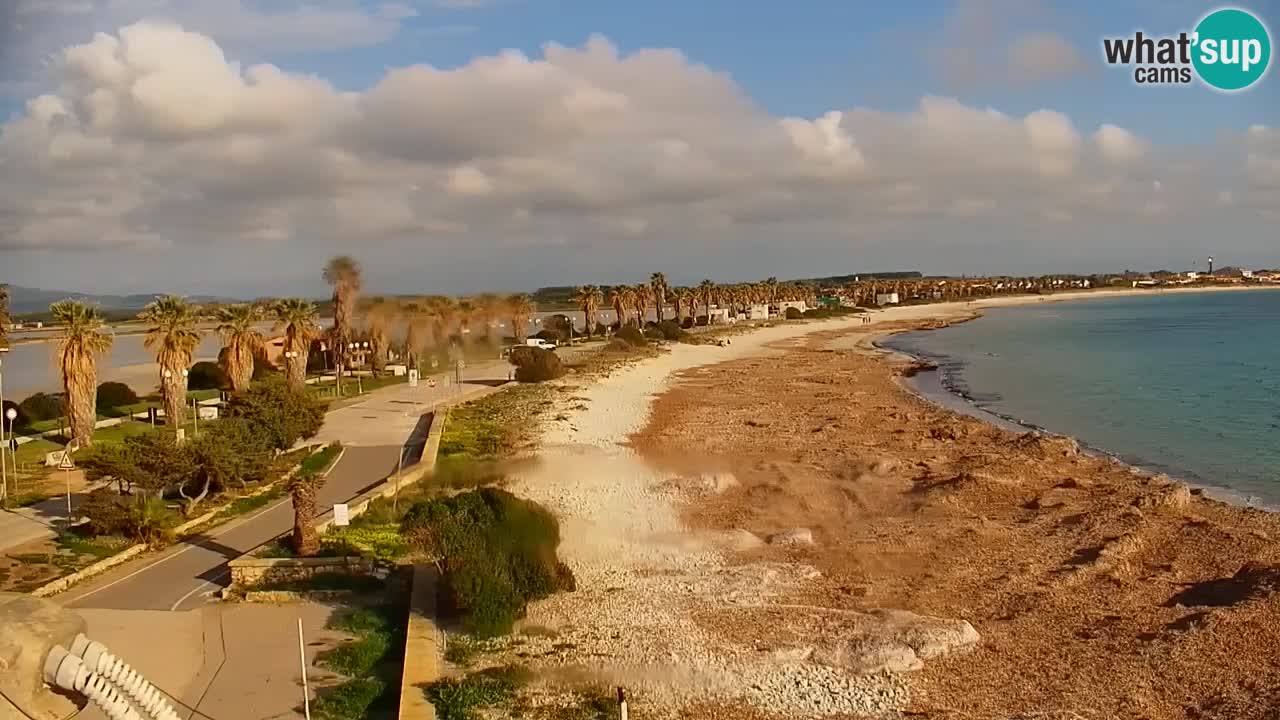 Spletna kamera Cala Saline – Plaža Putzu Idu | Sardinija