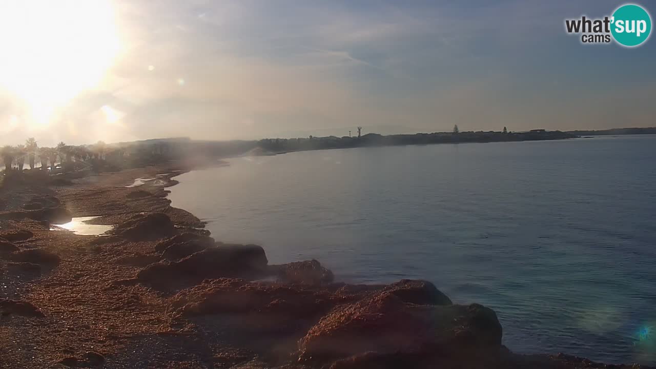 Spletna kamera Cala Saline – Plaža Putzu Idu | Sardinija