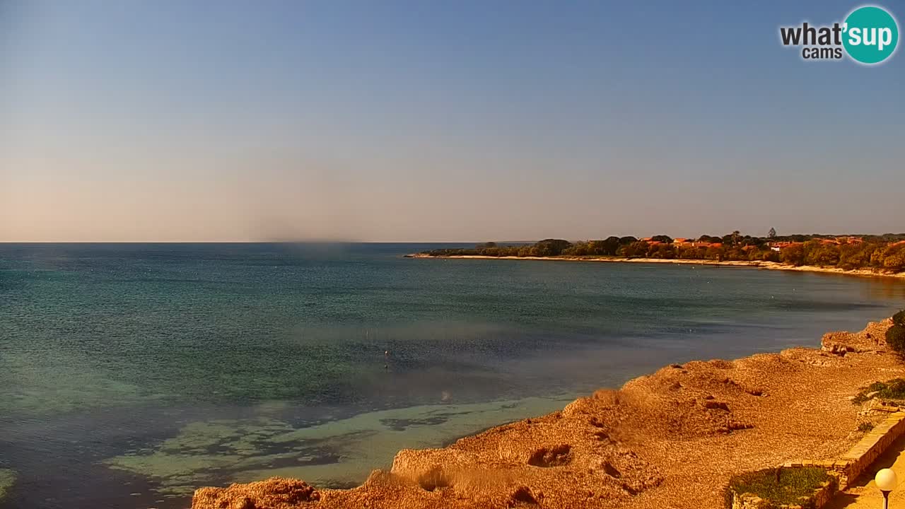 Spletna kamera Cala Saline – Plaža Putzu Idu | Sardinija