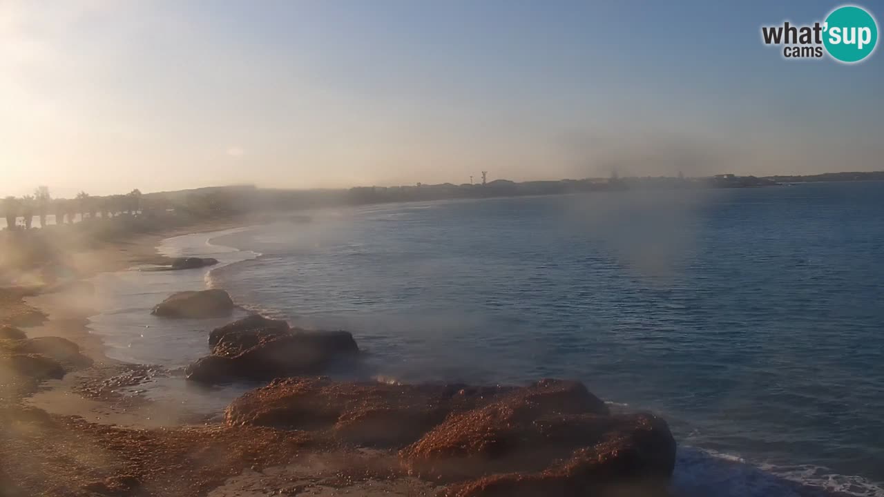 Webcam en vivo Cala Saline – Playa Putzu Idu | Cerdeña