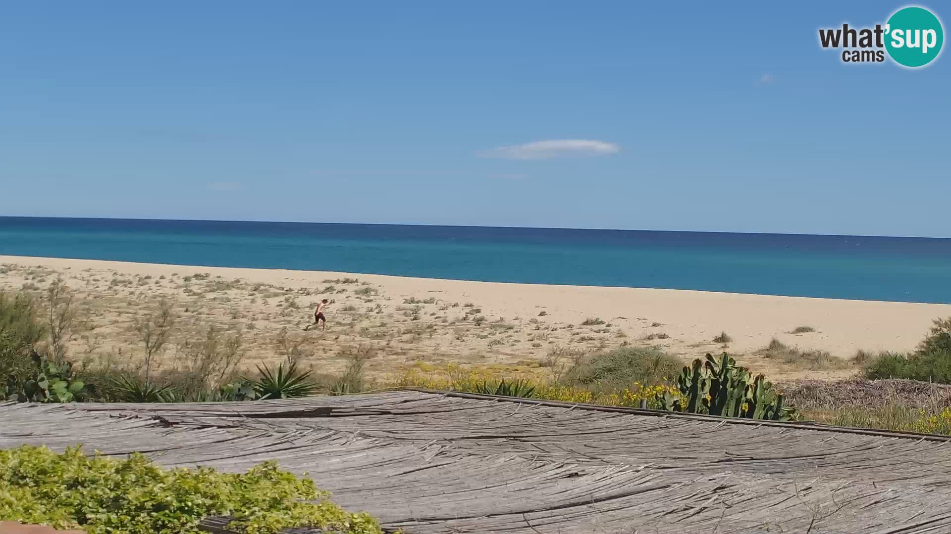 Live Webcam Marina di Orosei – beach in Sardinia – Italy