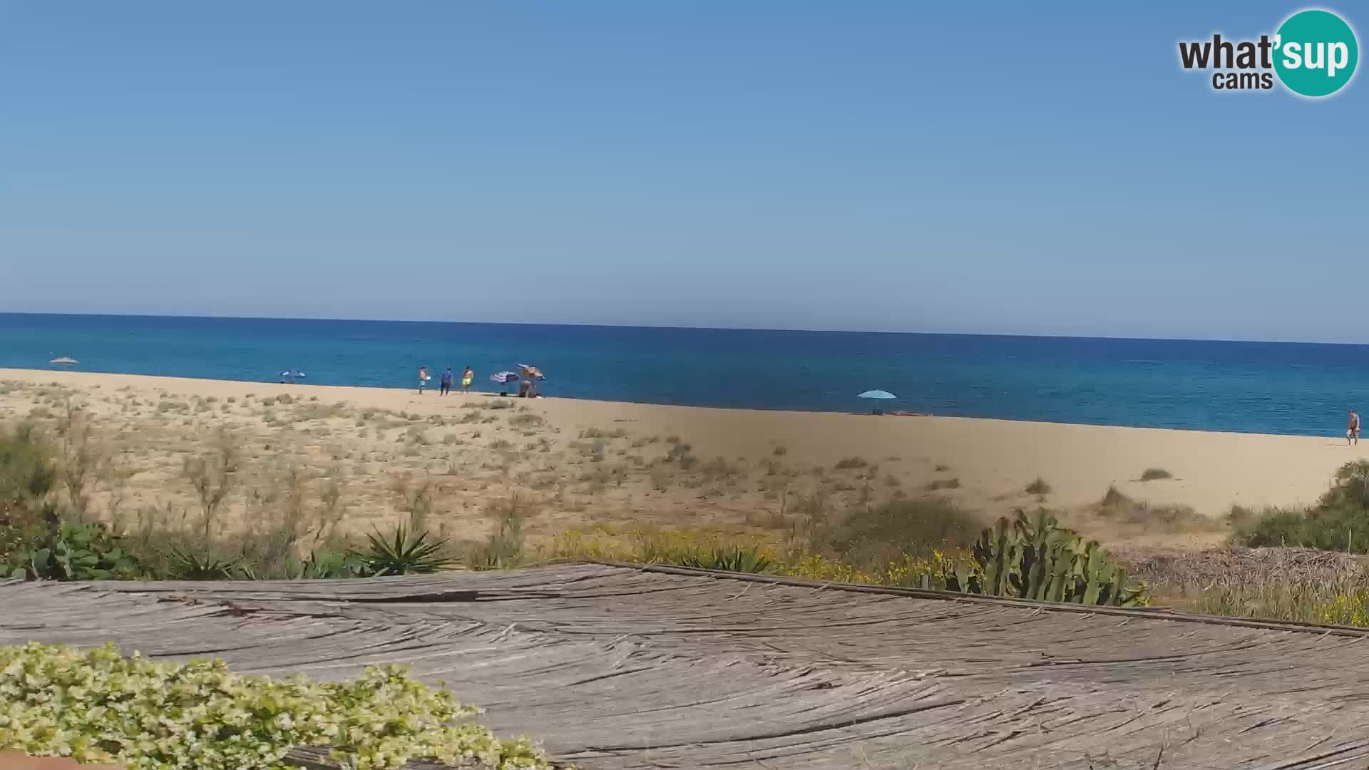 Spletna kamera Marina di Orosei – plaža v Sardiniji – Italija