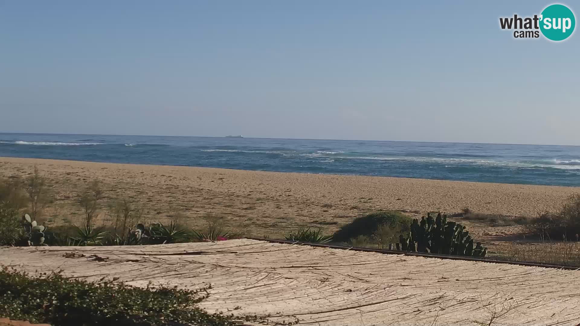 Spletna kamera Marina di Orosei – plaža v Sardiniji – Italija