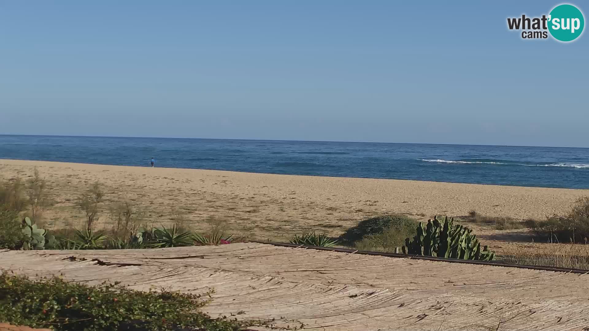 Spletna kamera Marina di Orosei – plaža v Sardiniji – Italija