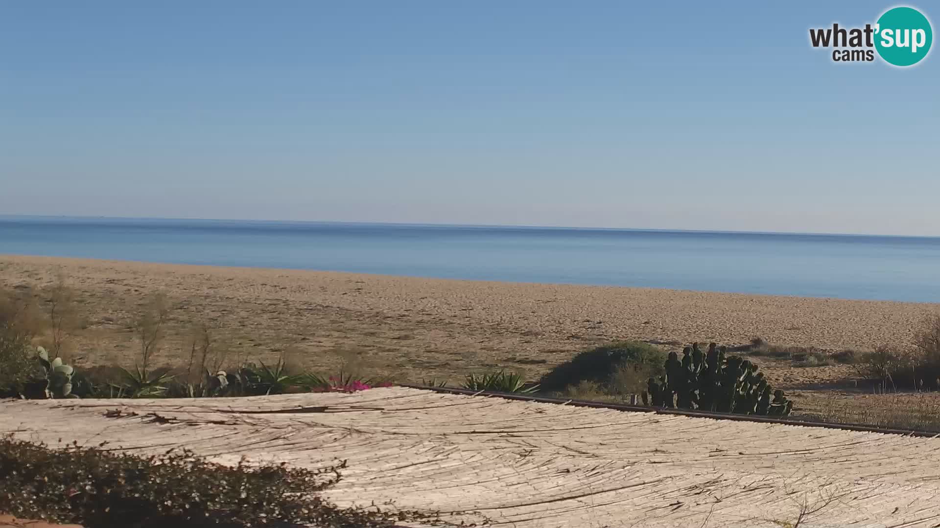 Spletna kamera Marina di Orosei – plaža v Sardiniji – Italija