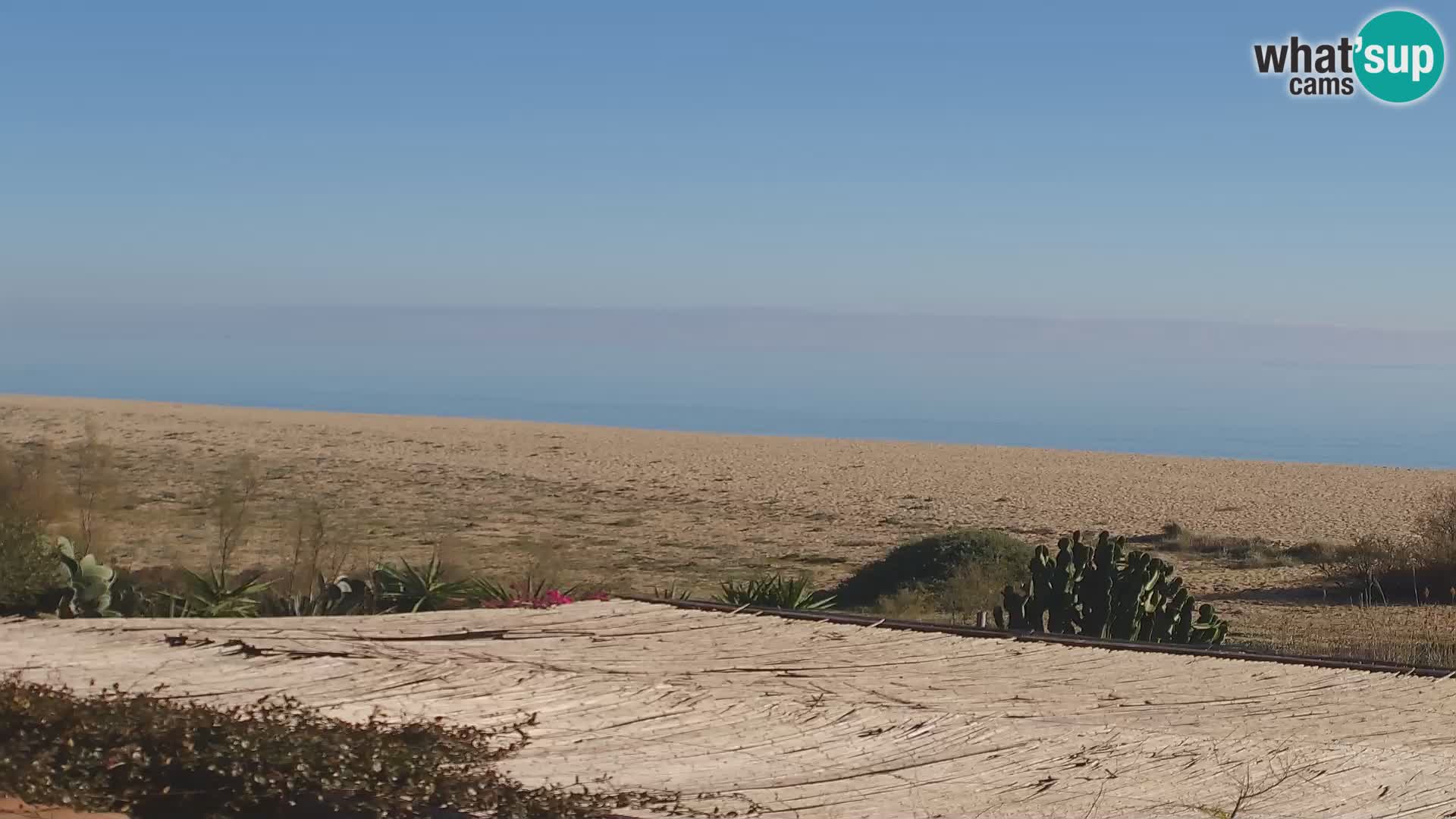 Spletna kamera Marina di Orosei – plaža v Sardiniji – Italija