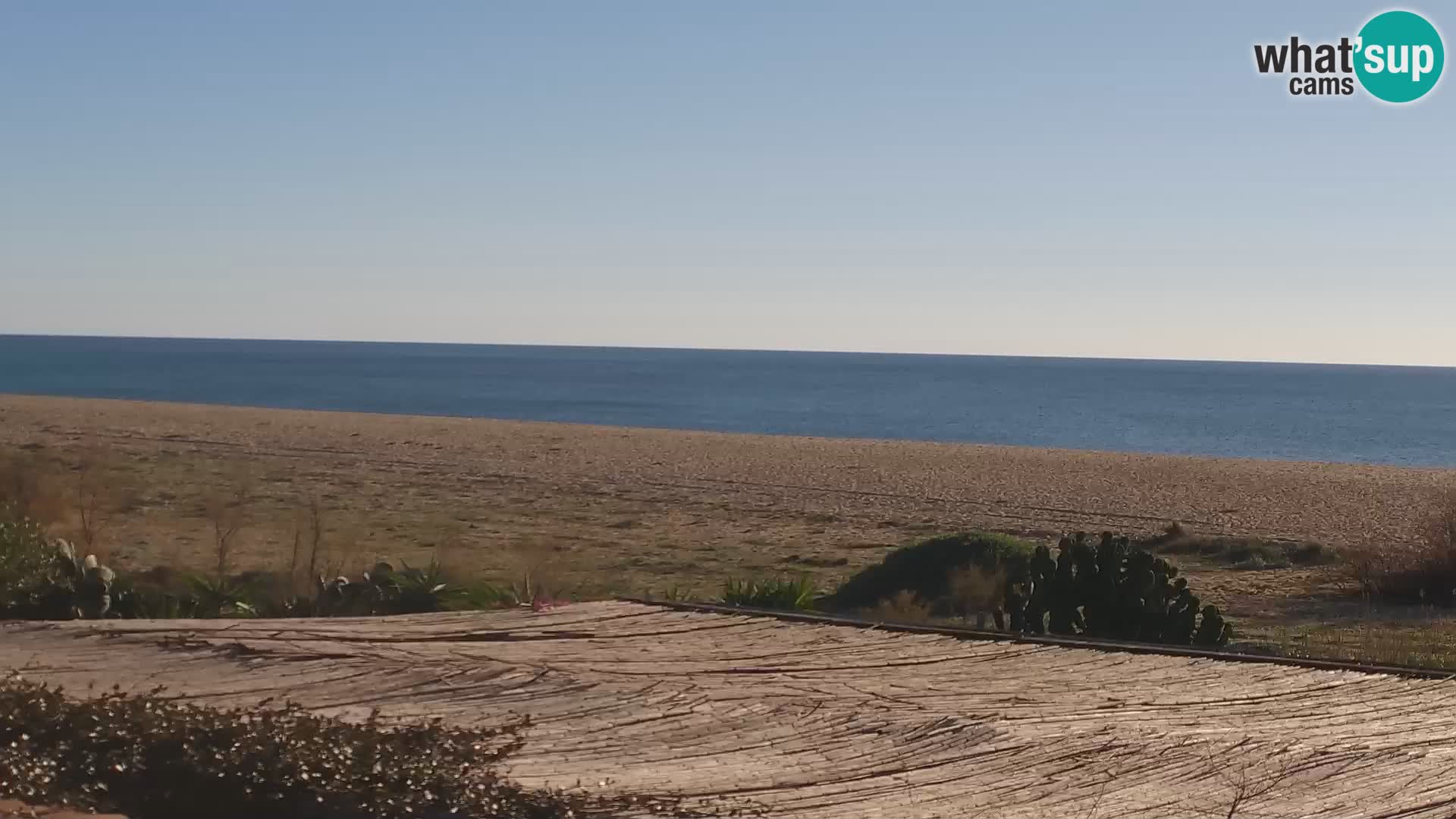 Spletna kamera Marina di Orosei – plaža v Sardiniji – Italija