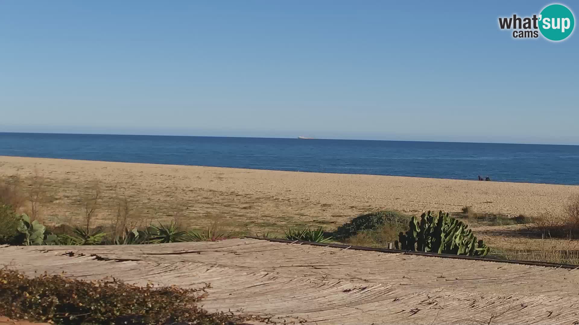 Spletna kamera Marina di Orosei – plaža v Sardiniji – Italija