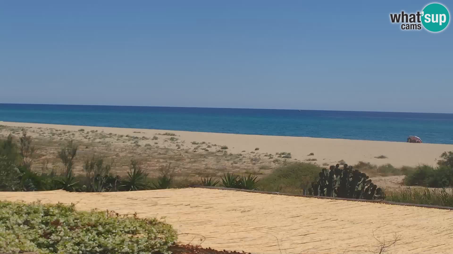 Live Webcam Marina di Orosei – beach in Sardinia – Italy