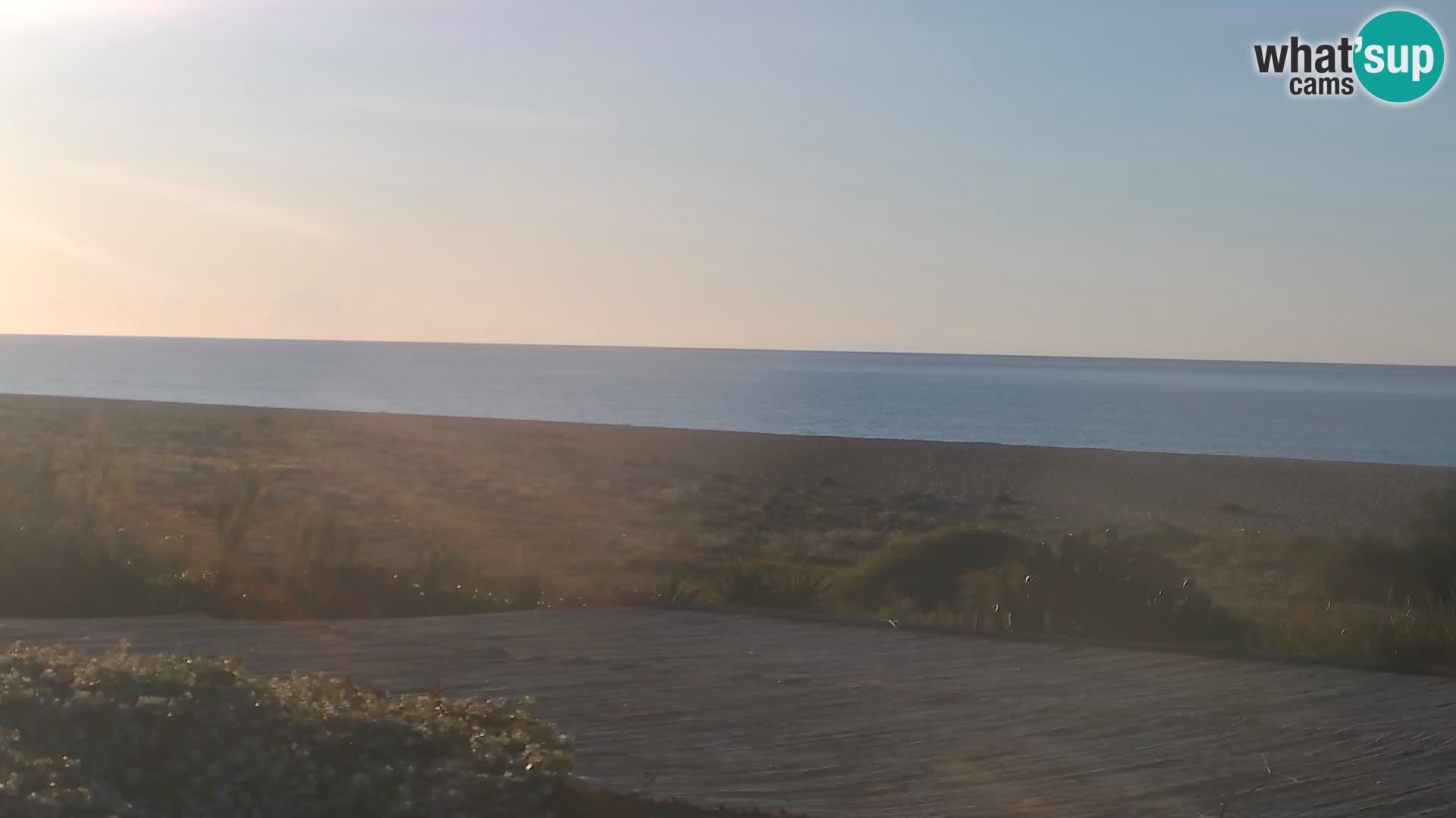 Spletna kamera Marina di Orosei – plaža v Sardiniji – Italija