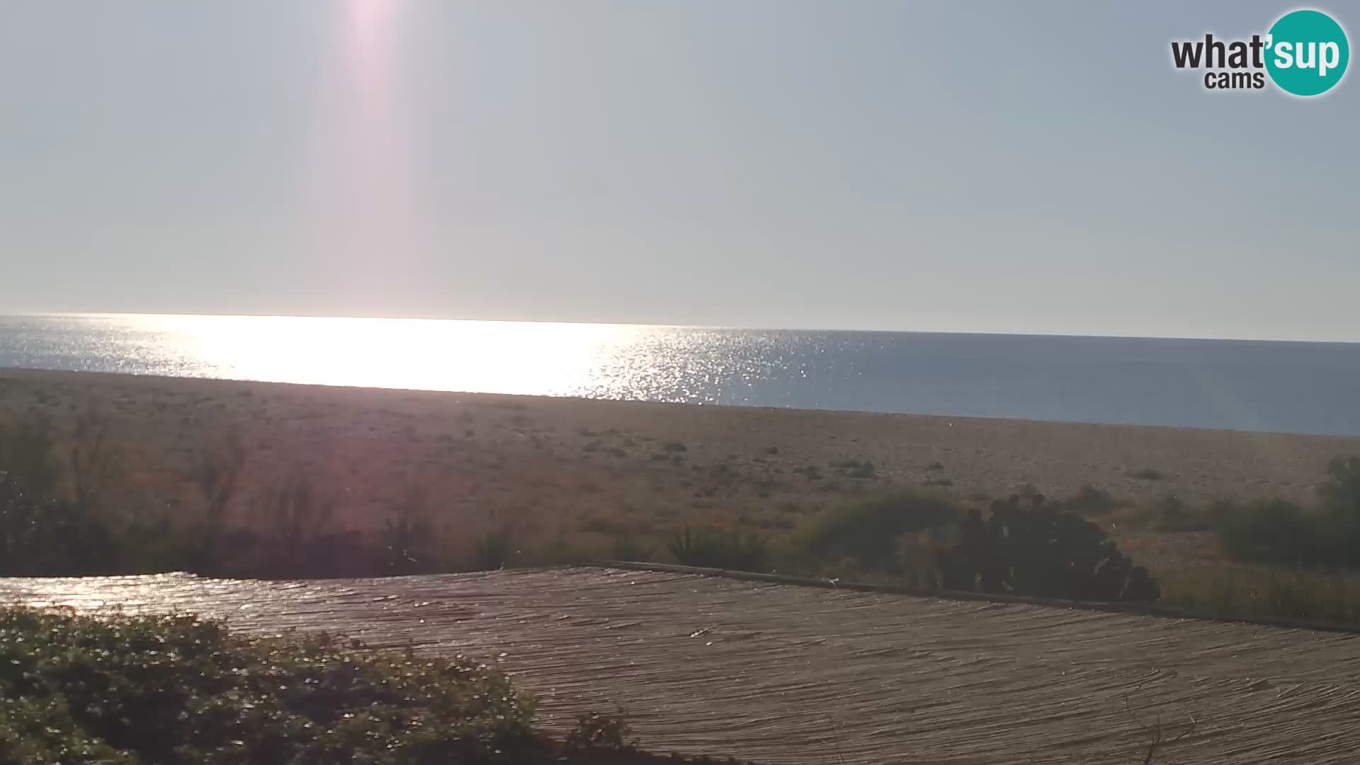 Spletna kamera Marina di Orosei – plaža v Sardiniji – Italija